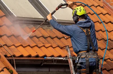 Démoussage et hydrofuge de toiture à Lusse
